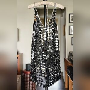 green emerald velvet dress Primavera 4248 – Sparkly Fringe Mini Dress
